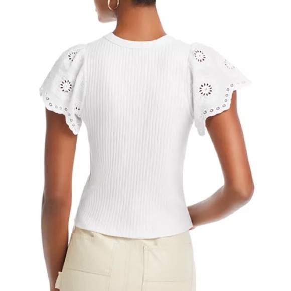 RAILS Reza Top in White (Med) - Picture 2 of 6